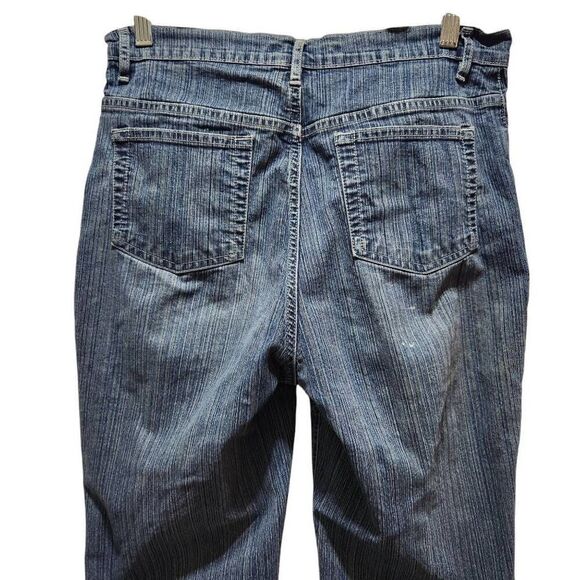 Vintage Faded Glory bootcut stretch jeans stripes size 12 - Picture 5 of 11